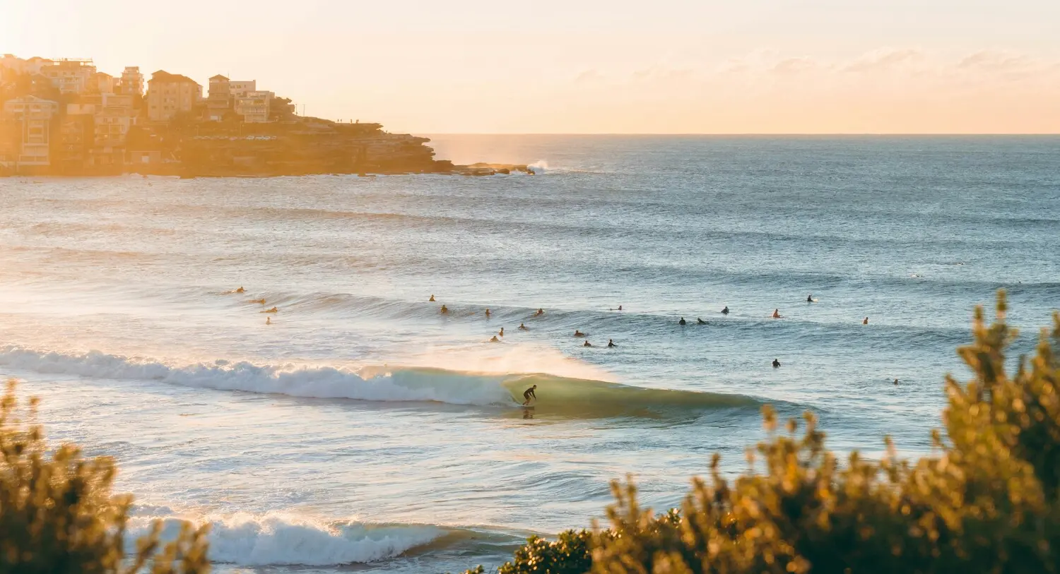 Surfers at Bondi Beach 