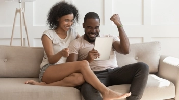 black poly couple