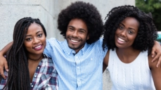 black poly trio 